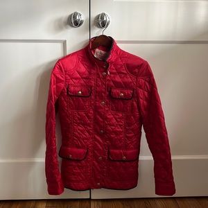 Red barn jacket
